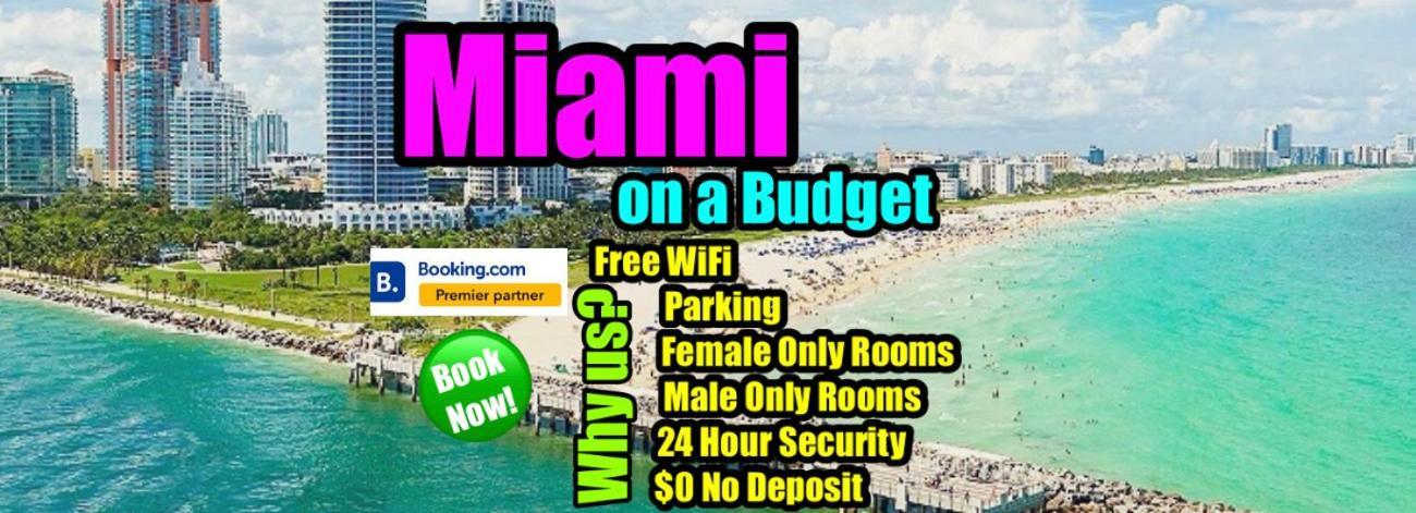 Flixbeds - Villa Rose - 3 Miles To Airport -Brickell -Downtown - Wynwood All Female Rooms - All Men Rooms Miami Exterior photo